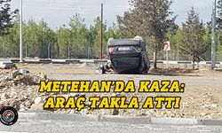 Metehan'da trafik kazası...