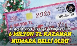 Devlet Piyangosu 31 Aralık 2024 yılbaşı çekilişi yapıldı