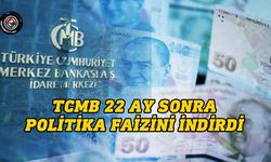 TCMB politika faizini yüzde 47,50'ye düşürdü