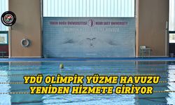 YDÜ Olimpik Kapalı Yüzme Havuzu 19 Aralık’ta yeniden açılıyor