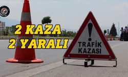 Girne - Alsancak çevreyolu ve Lefkoşa'da kaza...