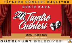 Bekir Kara 20’nci Tiyatro Günleri yarın başlıyor