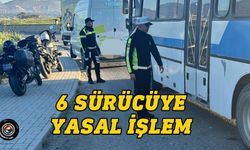 Kamyonların trafiğe çıkış saatleri ile kamu işletme izinli araçlar denetlendi