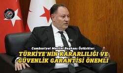 Öztürkler: GKRY’nin yaptığı çalışma huzur ve istikrarı bozar…