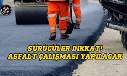 Bedrettin Demirel Caddesi'nde yarın asfalt çalışması yapılacak