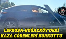 Boğazköy’de gerçekleşen trafik kazası görenleri korkuttu