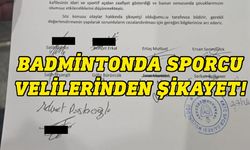 Badminton sporcu velileri Bolkaner ve Gürün açıklama yaptı