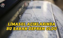 Limasol açıklarında 3.7 şiddetinde deprem...