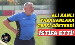 Alsancak Yeşilova Teknik Direktörü Ali Kanlı istifa etti