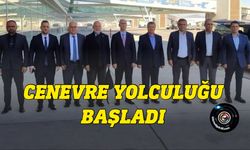 Kıbrıs görüşmeleri için Cenevre yolculuğu başladı