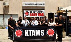 KTAMS, Sosyal Hizmetler Dairesi’nin tüm birimlerinde iki saatlik uyarı grevi yaptı…