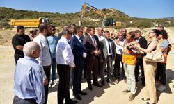 Üstel, Kayalar ayrımı-Sadrazamköy yolunda incelemelerde bulundu