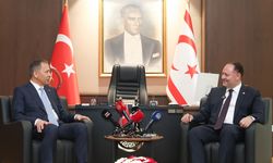 Meclis Başkanı Öztürkler, Ali Yerlikaya’yı kabul etti