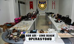 Polisten "Kod Adı - Long Beach" Operasyonu: Çalıntı birçok eşya bulundu