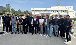 Gazeteciler Birliği ve Basın-Sen, PGM önünde açıklama yaptı