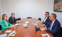 Erhürman, AB Yapısal Reform Destek Ofisi yetkililerini kabul etti