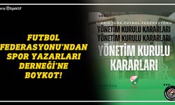 Futbol Federasyonu’ndan Spor Yazarları Derneği’ne boykot!