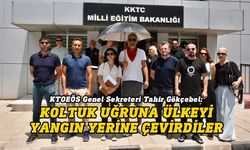 KTOEÖS Milli Eğitim Bakanlığı önünde eylem yaptı