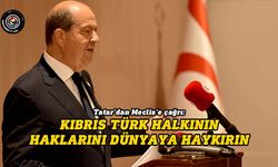 Tatar’dan Meclis’e çağrı: Kıbrıs Türk halkının haklarını dünyaya haykırın