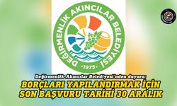 Değirmenlik-Akıncılar Belediyesi’nden duyuru