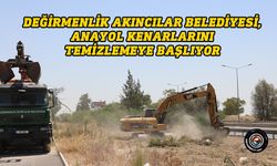 Değirmenlik Akıncılar Belediyesi, anayol kenarlarını temizlemeye başlıyor