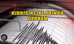 Kıbrıs açıklarında 3.7 büyüklüğünde deprem