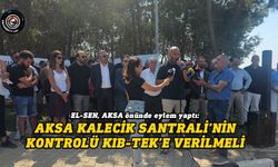 EL-SEN, AKSA önünde eylem yaptı