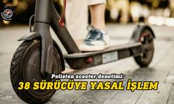 38 scooter trafikten men edildi