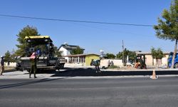 Mesarya Belediyesi kavşak düzenleme çalışmalarını sürdürüyor