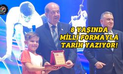 8 yaşında milli formayla tarih yazıyor!