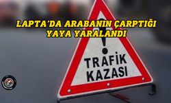 Lapta’da trafik kazası: 1 yaralı