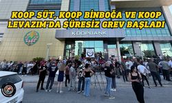 Koop Süt, Koop Binboğa ve Koop Levazım’da süresiz grev başladı