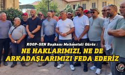 KOOP-SEN eylemi Başbakan Yardımcılığı önünde devam etti…