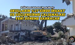 Maviş: Okullar hem konteynerlerle hem de inşaatlarla boğuşacak