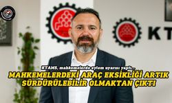 KTAMS, mahkemelerde eylem uyarısı yaptı