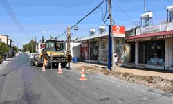 Mesarya Belediyesi kaldırım ve drenaj hattı çalışması başlattı