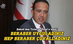 CTP Genel Sekreteri Şahali’den Tatar ve Üstel’e sert eleştiri