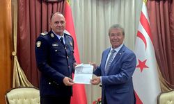 Başbakan Üstel, Polis Genel Müdürü Ali Adalıer’i kabul etti