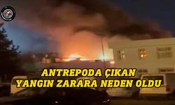 Lefkoşa Sanayi Bölgesinde antrepoda yangın: Çok sayıda ürün zarar gördü