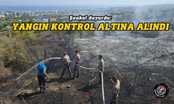 Girne'de Ciklos mevkiinde çıkan yangın kontrol altına alındı