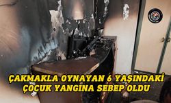 Girne’de 6 yaşındaki çocuğun çakmakla oynaması yangına yol açtı