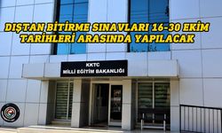 Dıştan bitirme sınavları 16-30 Ekim tarihleri arasında yapılacak