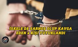 İskele’de sarhoş olup kavga eden 4 kişi tutuklandı