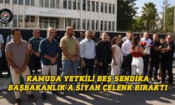 Sendikalardan Başbakanlık önünde siyah çelenkli protesto