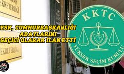 YSK, Cumhurbaşkanlığı adaylarını geçici olarak ilan etti