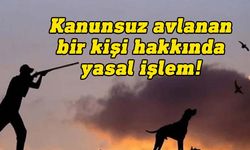 Topcuköy’de ruhsatsız avlanan bir kişi tutuklandı