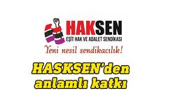 HAKSEN’den Kadın Sığınma Evi ve Ortopedik Özürlüler Derneği’ne katkı