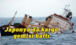 Japonya'da 22 mürettebatlı kargo gemisi battı