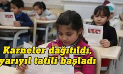 Okullarda karneler bugün dağıtıldı