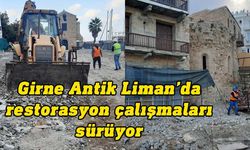 Girne Antik Liman'da çalışmalar devam ediyor